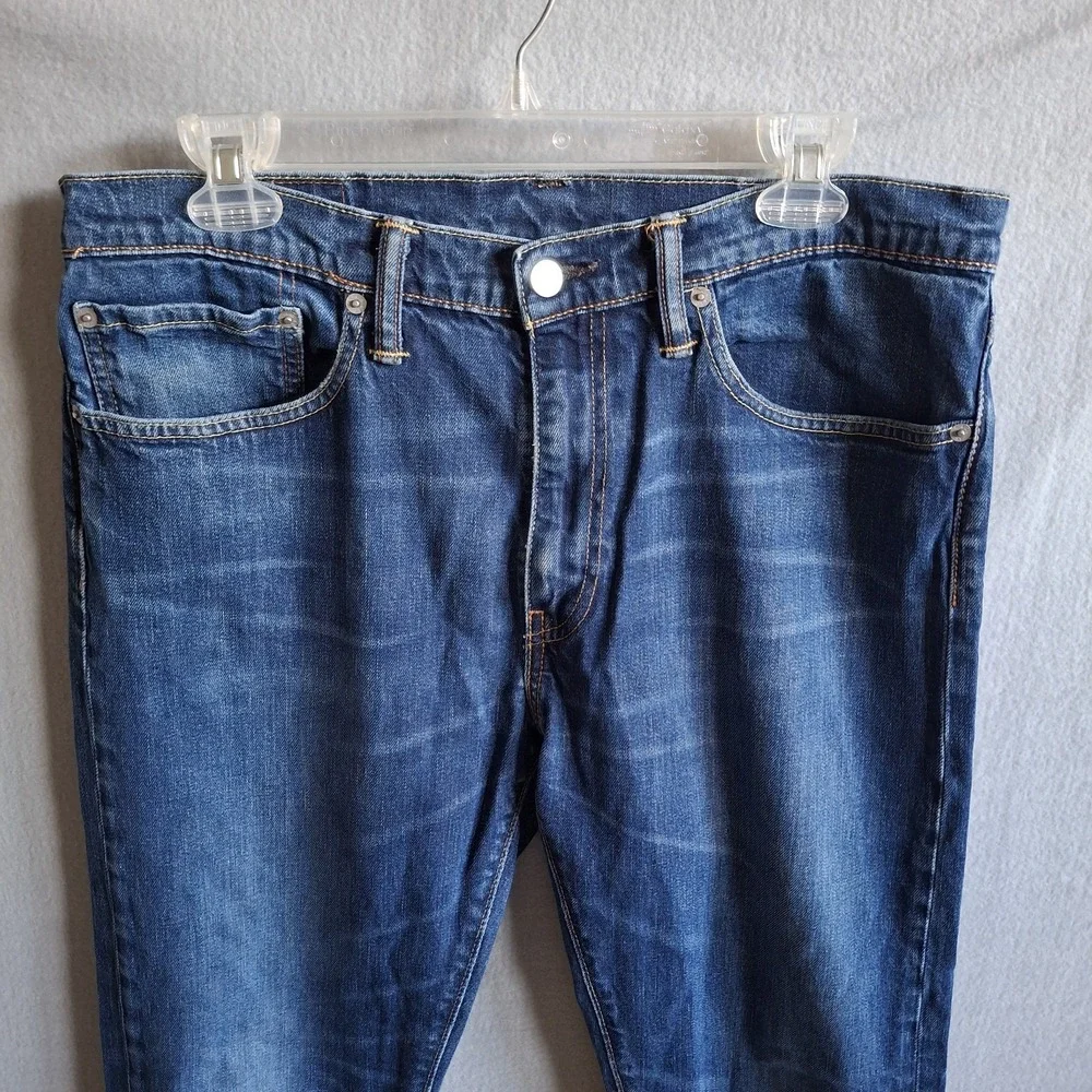 Levis 508 Men Jeans Size 34x32 (Fit 34x31) Medium Wash Tapered Slim Leg Stretch
